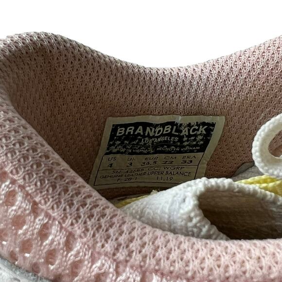 Brandblack Saga Chunky Dad Sneakers in Green, Pink and White Size 4 - Picture 15 of 16